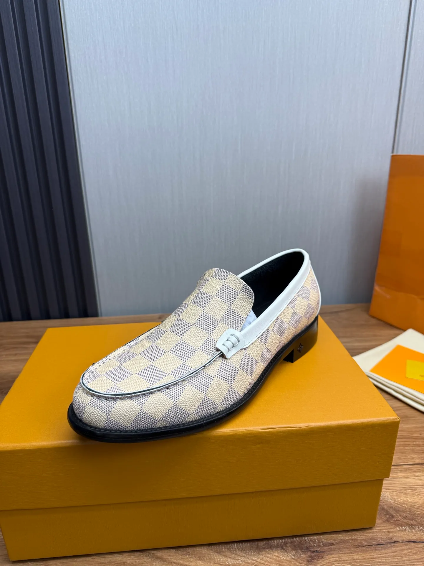 Factory 660💰 LV. Men's business casual leather shoes, all made of imported original brand leather, just to create a more comfortable wearing experience, original non-slip and wear-resistant outsole ✔️16-45 (38.45 non-returnable)